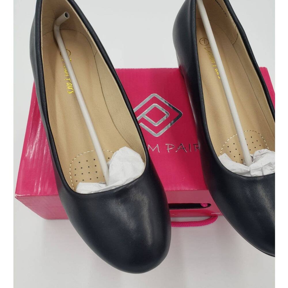 Women's Debbie Mid Wedge Heel Pump Shoes  Size 7